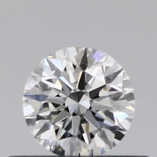 0.30 Carat Round F VS1 EX GIA Natural Diamond