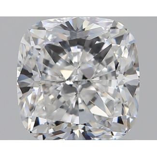 0.81 Carat Cushion Brilliant F VVS2 - EX GIA Natural Diamond