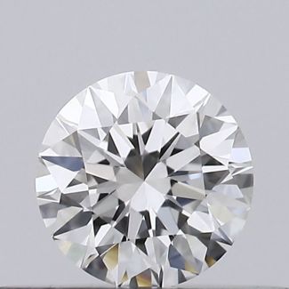 0.23 Carat Round G VVS1 EX GIA Natural Diamond