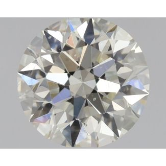 0.5 Carat Round I SI2 EX GIA Natural Diamond