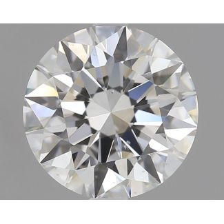 1.5 Carat Round G SI1 EX GIA Natural Diamond