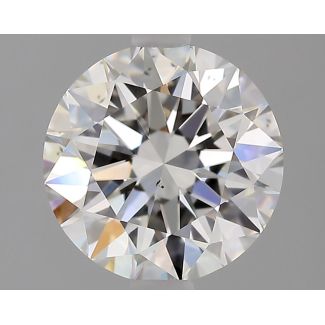 2.01 Carat Round H VS2 EX GIA Natural Diamond