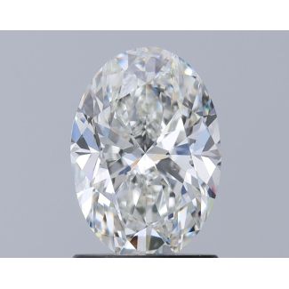 1.5 Carat Oval H VS2 - EX GIA Natural Diamond