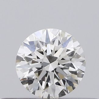 0.23 Carat Round G VVS1 EX GIA Natural Diamond