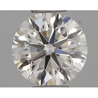 0.4 Carat Round H VVS2 VG EX IGI Natural Diamond