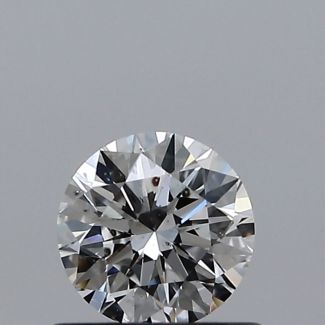 0.50 Carat Round E SI2 VG GIA Natural Diamond