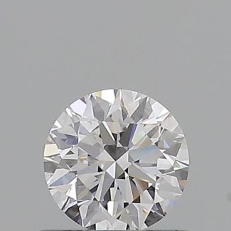 0.51 Carat Round D VVS1 EX GIA Natural Diamond