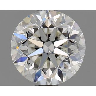 1.00 Carat Round I SI2 F EX GIA Natural Diamond