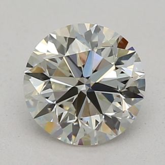 0.45 Carat Round I VVS1 VG EX GIA Natural Diamond