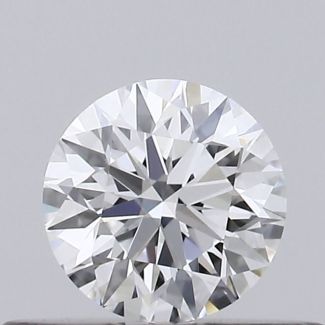 0.28 Carat Round D VVS1 EX GIA Natural Diamond