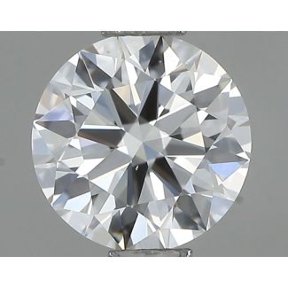 0.62 Carat Round H VS1 EX VG GIA Natural Diamond