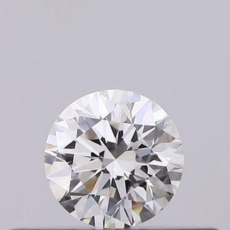 0.18 Carat Round F VS1 EX VG GIA Natural Diamond