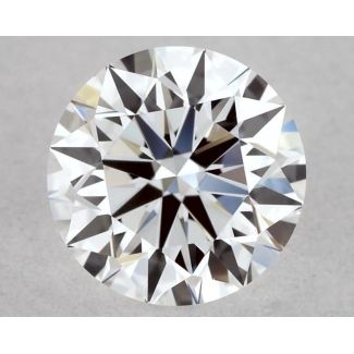 0.5 Carat Round E VVS2 EX VG GIA Natural Diamond