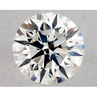 0.7 Carat Round H VVS1 EX GIA Natural Diamond