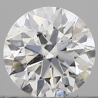 0.30 Carat Round D SI2 EX GIA Natural Diamond