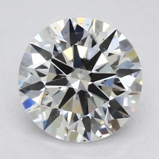 0.50 Carat Round D SI1 EX GIA Natural Diamond