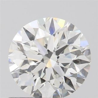 0.70 Carat Round H VS2 EX VG GIA Natural Diamond