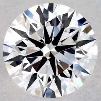 0.45 Carat Round D VVS1 EX GIA Natural Diamond