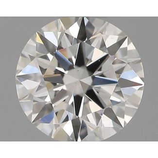 0.4 Carat Round F VS1 EX IGI Natural Diamond