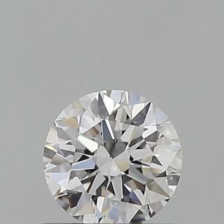 0.5 Carat Round D VS2 EX GIA Natural Diamond