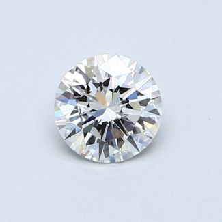 0.5 Carat Round G VVS2 EX GIA Natural Diamond