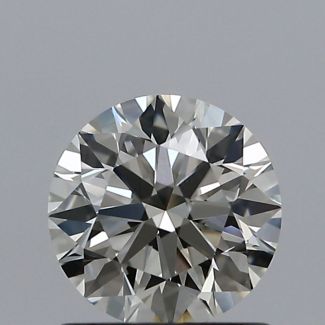 0.81 Carat Round K VVS2 EX VG GIA Natural Diamond