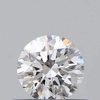 0.35 Carat Round D VS1 EX GIA Natural Diamond