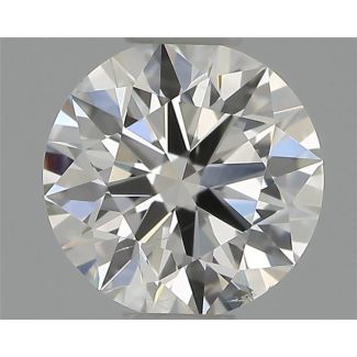 0.40 Carat Round G SI1 EX VG GIA Natural Diamond