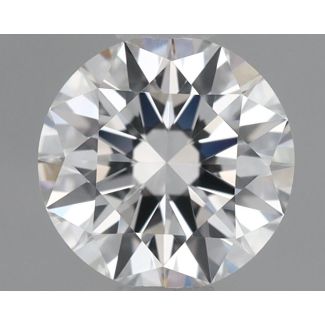 0.63 Carat Round D VVS1 EX GIA Natural Diamond