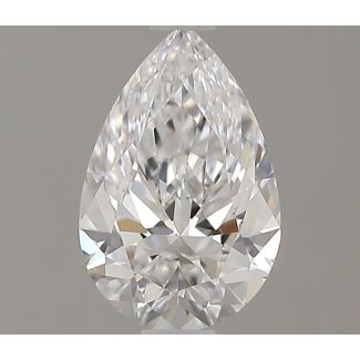 0.51 Carat Pear D IF - VG GIA Natural Diamond