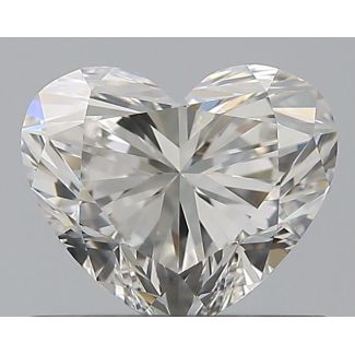 0.73 Carat Heart H IF - EX GIA Natural Diamond