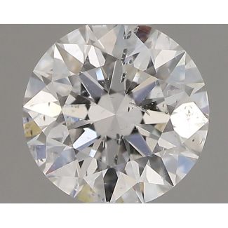 0.5 Carat Round F SI2 EX GIA Natural Diamond