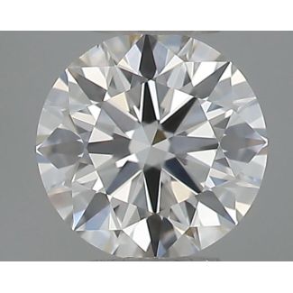 0.30 Carat Round H VS1 EX GIA Natural Diamond