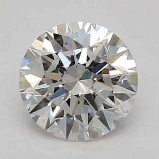 0.45 Carat Round D VVS2 VG EX GIA Natural Diamond