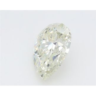 1.0 Carat Pear Light Green SI1 - EX VG GIA Natural Diamond