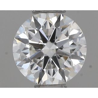 0.41 Carat Round F VS2 EX GIA Natural Diamond