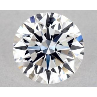 0.58 Carat Round D VVS2 EX GIA Natural Diamond