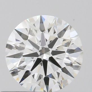 0.56 Carat Round E VVS2 EX GIA Natural Diamond