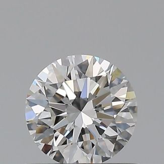 0.5 Carat Round F VS1 EX GIA Natural Diamond