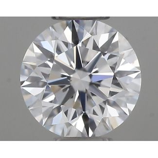 0.3 Carat Round D VS2 EX GIA Natural Diamond