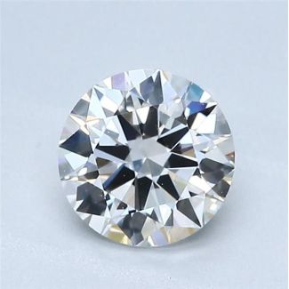 1.0 Carat Round H VVS1 EX GIA Natural Diamond