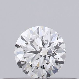 0.23 Carat Round E VVS2 EX VG GIA Natural Diamond