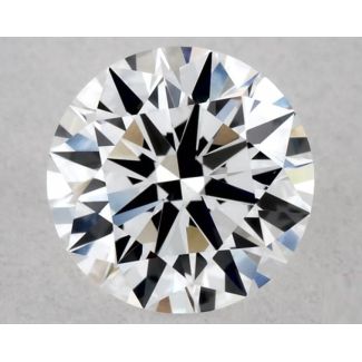 0.35 Carat Round D VVS2 EX VG GIA Natural Diamond