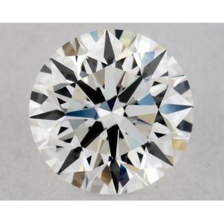 0.52 Carat Round H VS1 EX GIA Natural Diamond