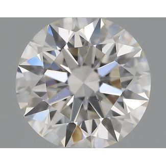 0.6 Carat Round H VS1 EX GIA Natural Diamond