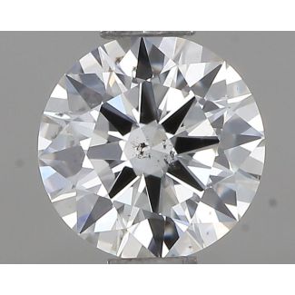 0.5 Carat Round F SI1 EX GIA Natural Diamond