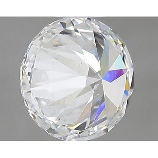 0.54 Carat Round F VS2 EX GIA Natural Diamond