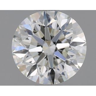 0.9 Carat Round H VS2 EX GIA Natural Diamond