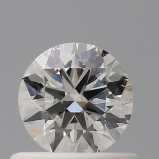 0.50 Carat Round H SI1 VG EX G GIA Natural Diamond