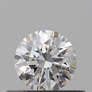 0.31 Carat Round H VVS1 EX GIA Natural Diamond